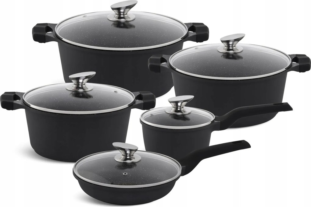 Funkcionális Edénykészlet 10 db-os Márvány Edények Edenberg 5650