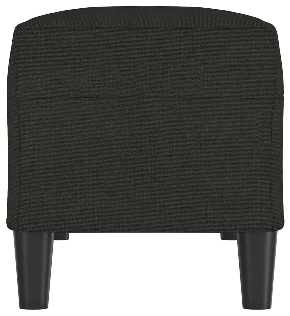 fekete szövet pad 100 x 35 x 41 cm