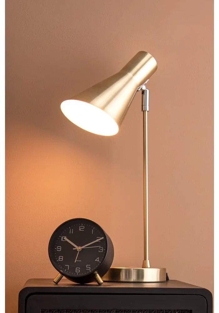 Lofty fekete ébresztőóra, ø 11 cm - Karlsson