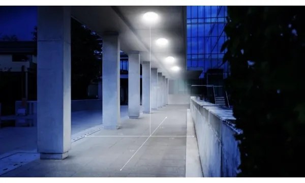 Steinel 035440 - LED Kültéri lámpa érzékelővel QUATTRO LED/10W/230V IP54