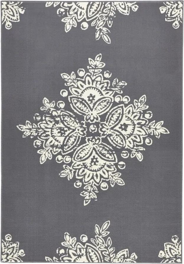 Gloria Blossom szürke-fehér szőnyeg, 160 x 230 cm - Hanse Home