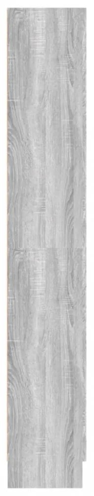 szürke sonoma színű fa fürdőszobaszekrény 82,5x30,5x185,5 cm