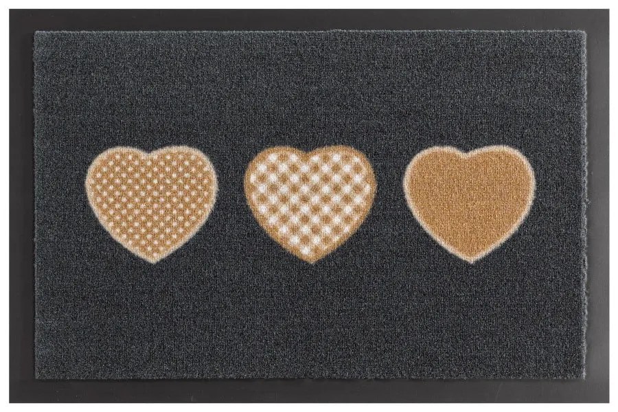 Hearts lábtörlő, 40 x 60 cm - Hanse Home