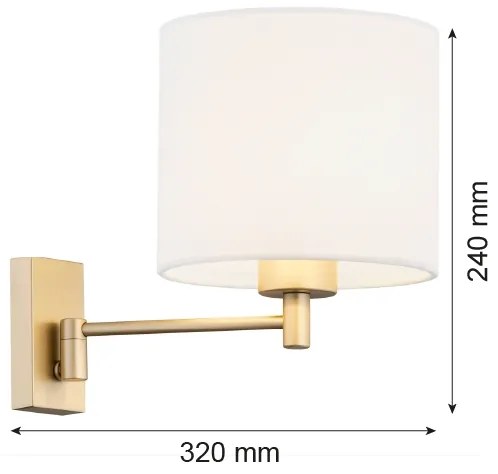 Argon 8370 - Fali lámpa DOLCE 1xE27/15W/230V