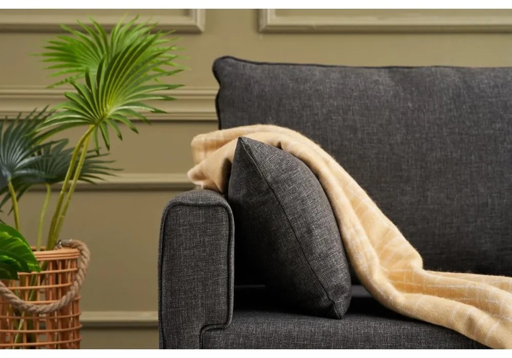 Antracitszürke kanapé 208 cm Bella – Balcab Home