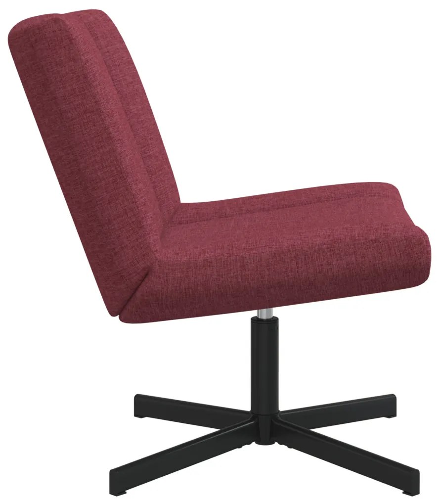 Forgószék Burgundi Vörös Szövet Standard Ergonómikus Forgószék
