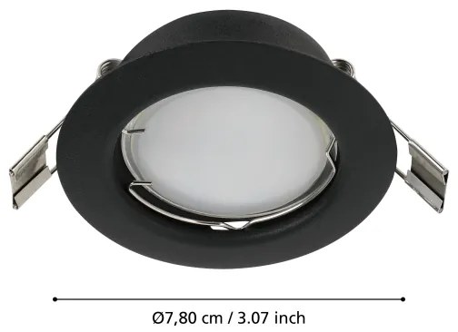 Eglo 900754 - KÉSZLET 3x LED Beépíthető lámpa PENETO 1xGU10/2,8W/230V