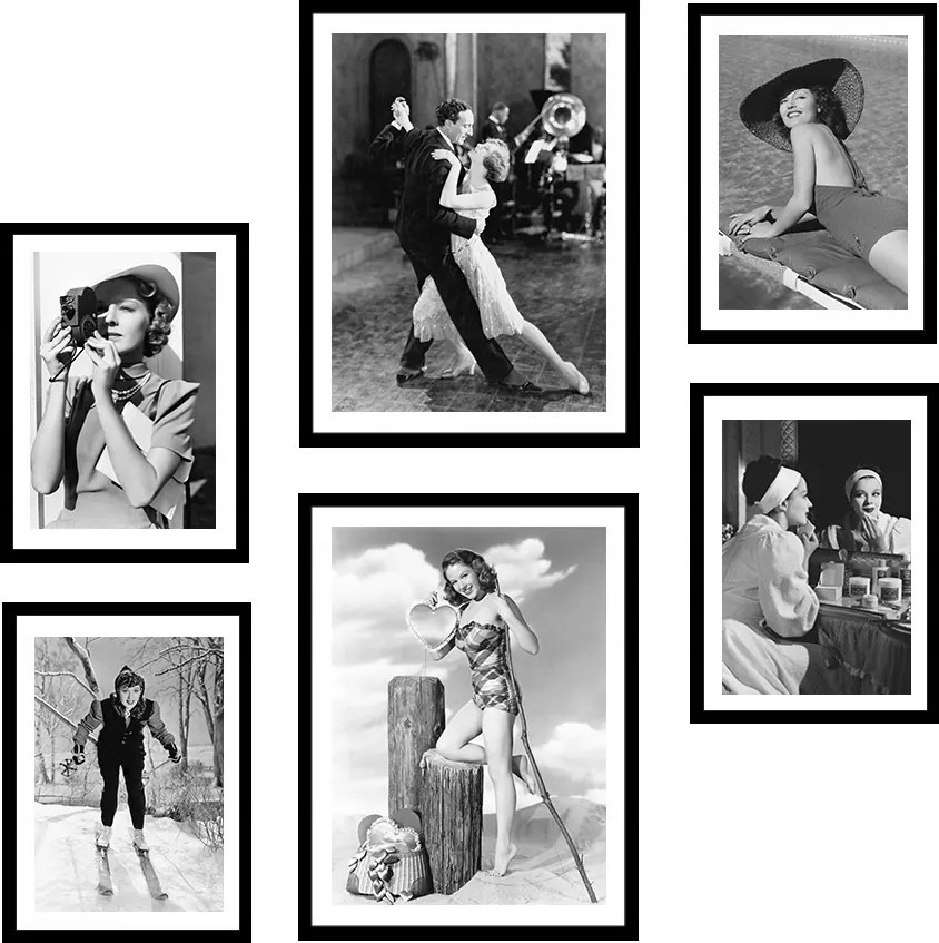 Extra Szett 6db-os Képek Poszterek keretben KP315