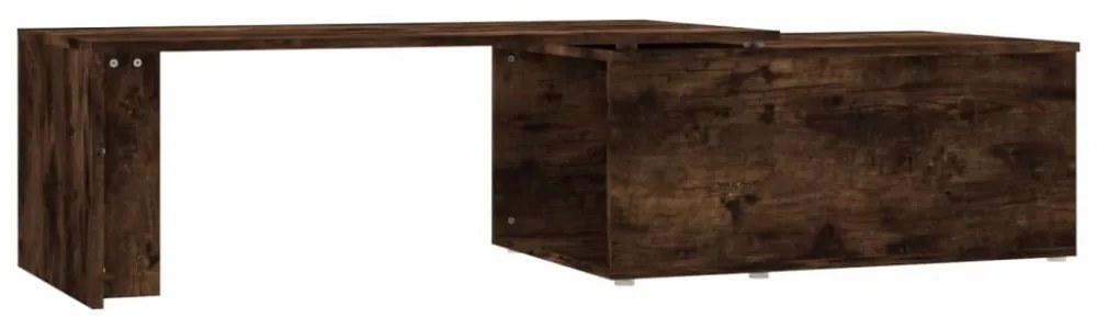 füstös tölgy színű fatermék dohányzóasztal 150x50x35 cm