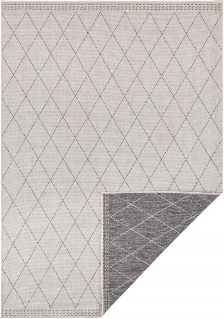 Daisy teraszszőnyeg szürke, lapos 160x230 cm