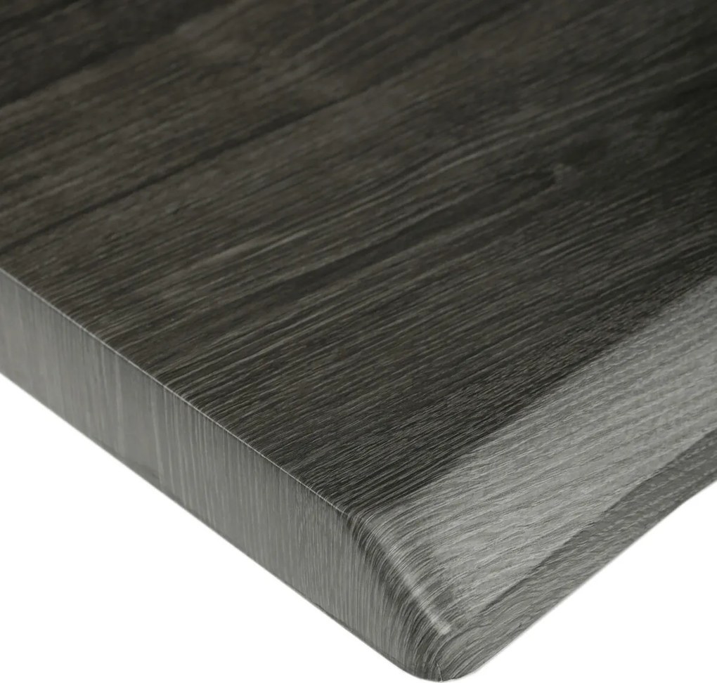 Étkezőasztal 180x90 cm MDF szürke tölgy