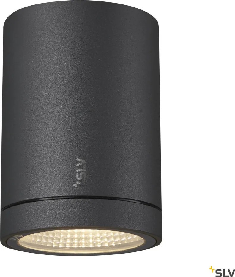 SLV 1003426 ENOLA ROUND Modern Kültéri Mennyezeti Lámpa Antracit, Átlátszó LED IP65
