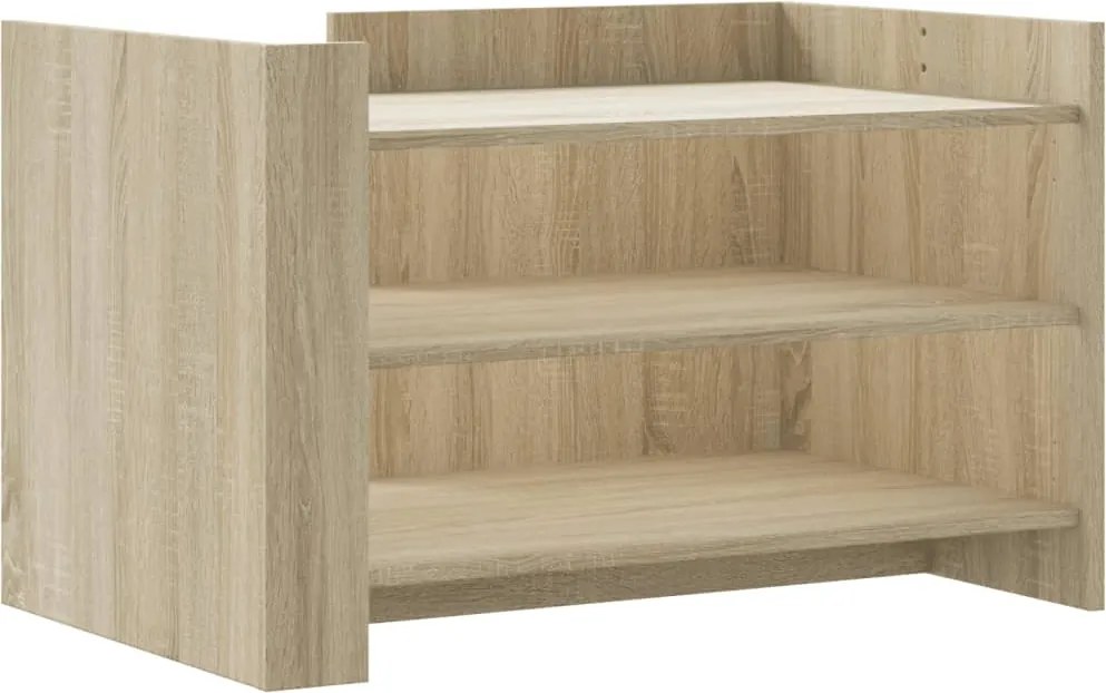 vidaXL sonoma tölgy színű szerelt fa dohányzóasztal 80 x 50 x 50 cm