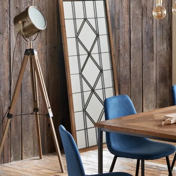 Atmosphera - Állólámpa EBOR 1xE27/25W/230V fenyő/réz