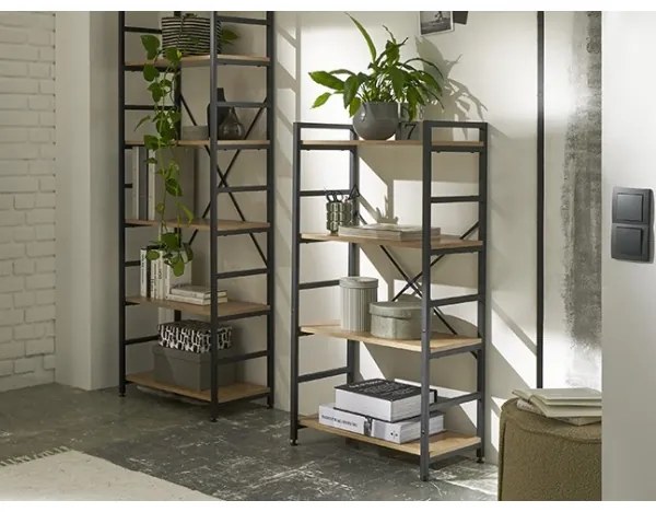 MEDDIE tölgy színű polc