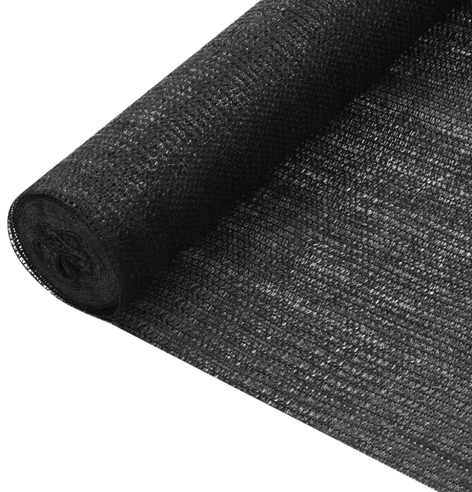 fekete HDPE belátásgátló háló 2 x 10 m 75 g/m²