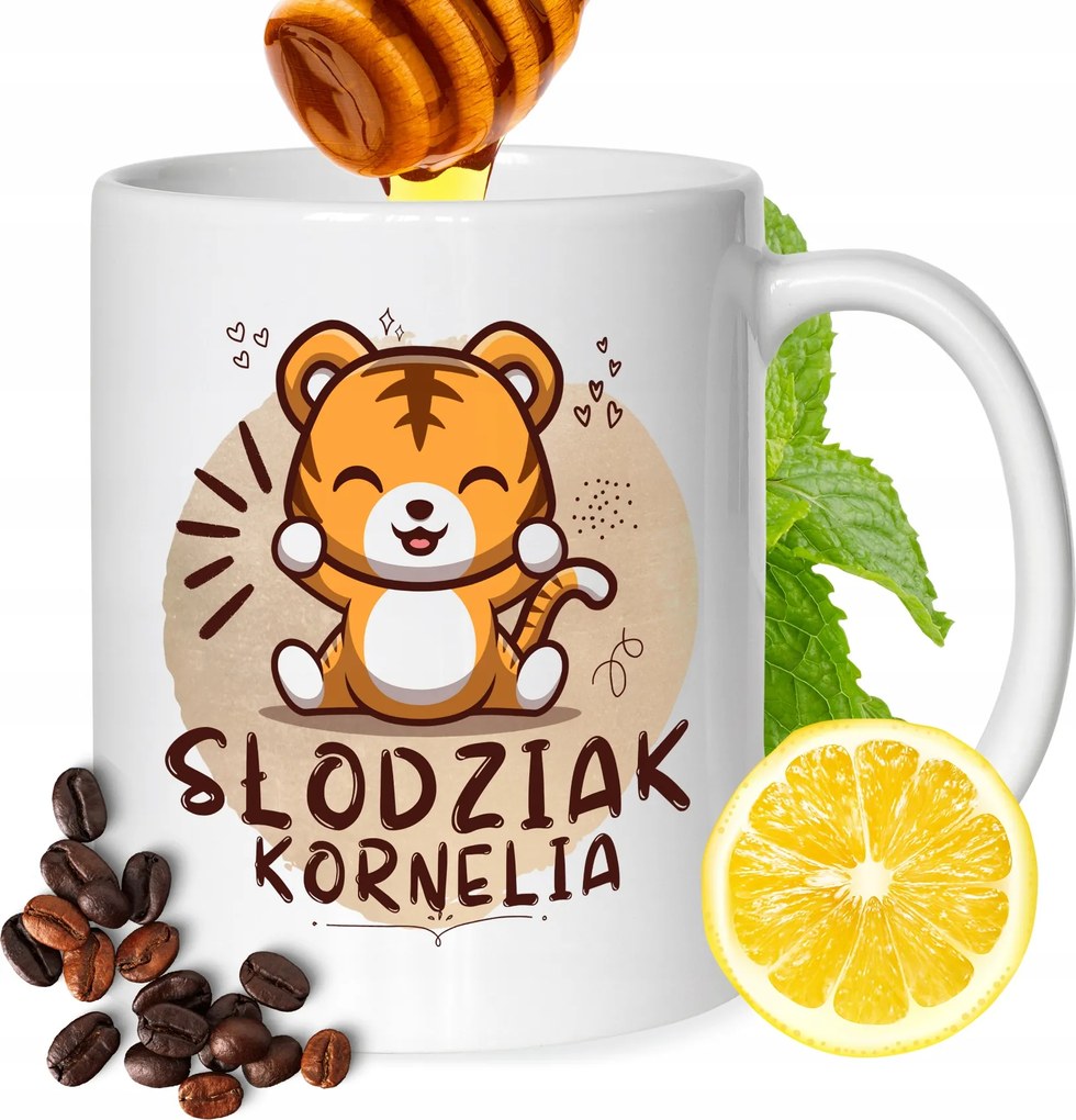 Bögre Kornéliának Barátnőknek Ajándék Nyomtatott Fehér 330ml