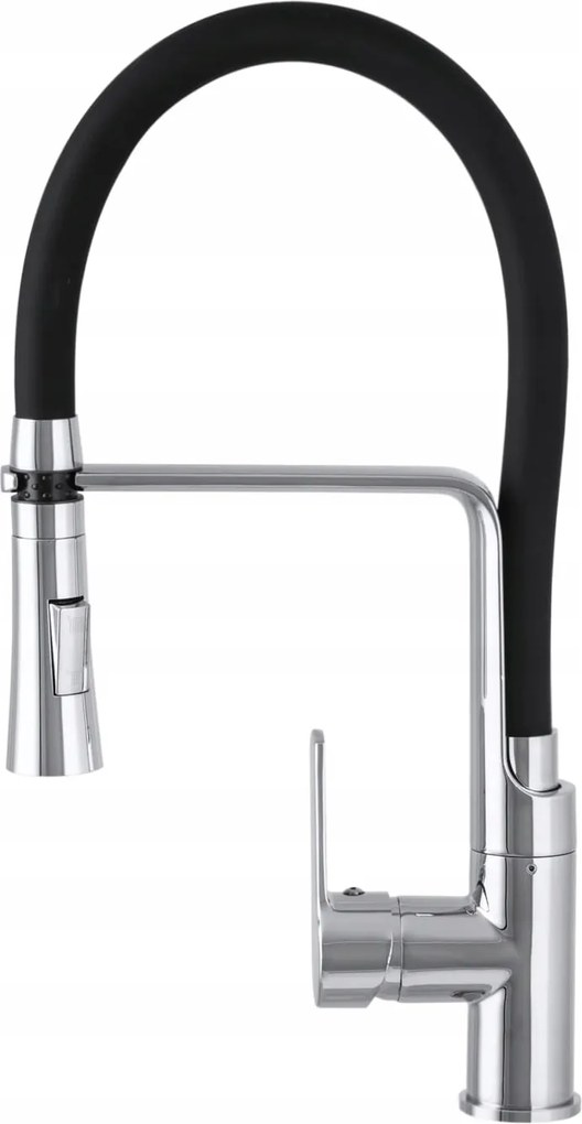 Vegas konyhai csaptelep kihúzható kifolyócsővel Króm Gamma