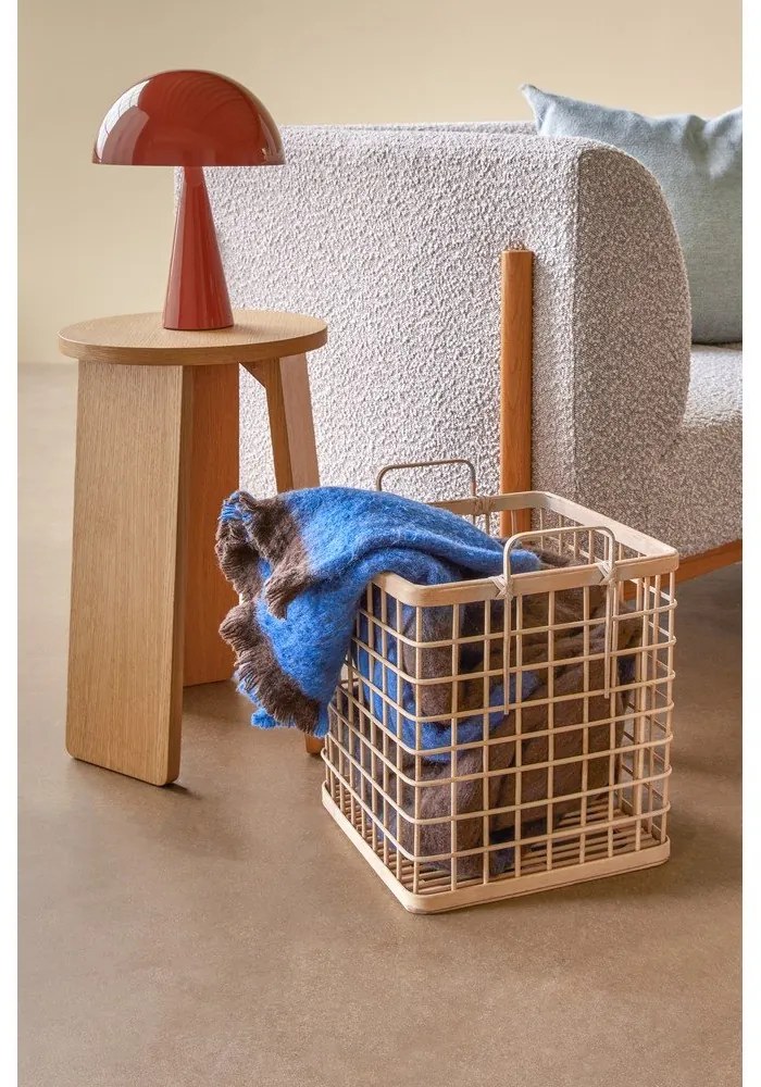 Natúr színű ülőke tölgyfa dekorral Split – Hübsch