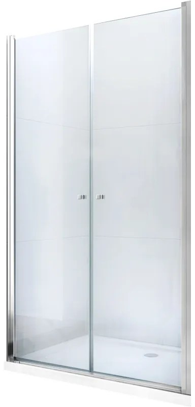 Mexen Texas lengő zuhanyajtó 90 cm, Átlátszó, Króm - 880-090-000-01-00