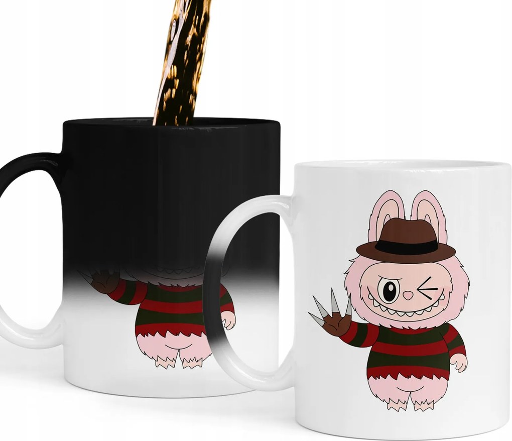 Bögre Mágikus Labu Halloween Freddy Kruger Bögrék Ajándék Szöveg