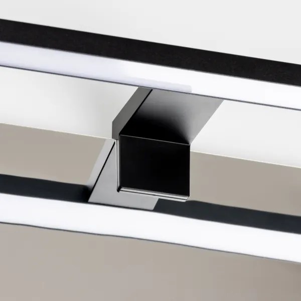 Aigostar - LED fürdőszobai tükörvilágítás LED/8W/230V 4000K 40 cm IP44 fekete
