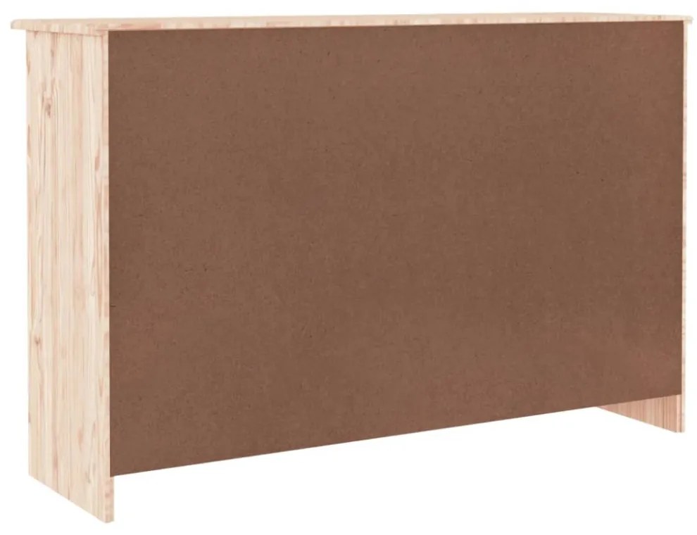 ALTA tömör fenyőfa komód 112x35x73 cm