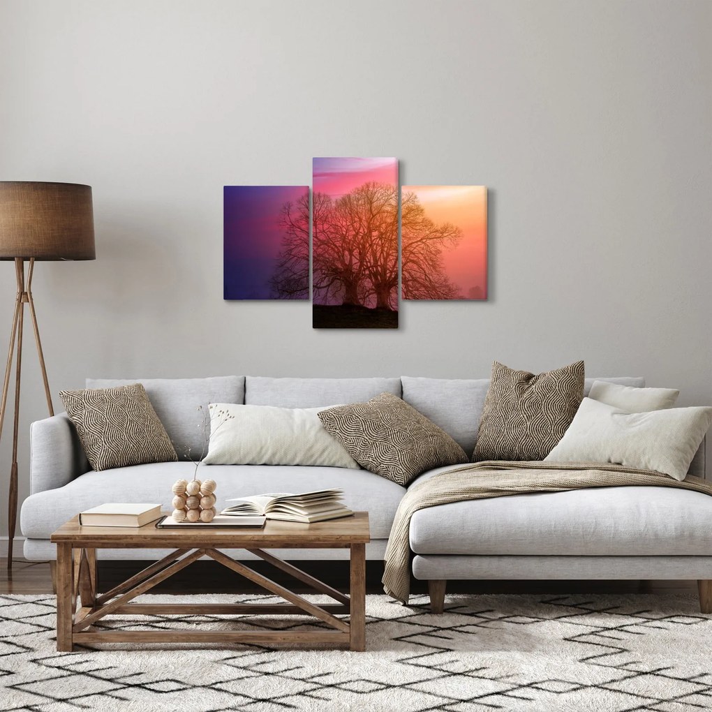 Fák a ködben (90x60 cm)