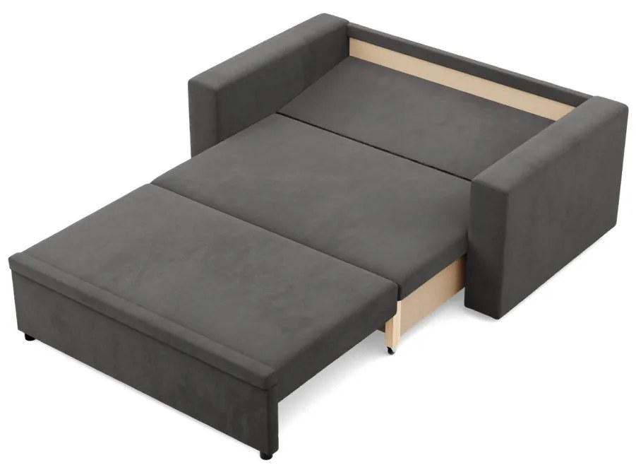 Zeus kanapé, szövet anyag, hab töltet, egyenes kartámasz, szürke