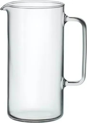 Üveg kancsó magas hőálló vékony Simax henger 2 l