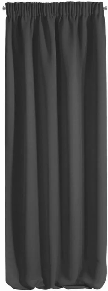 Sötétszürke sötétítő függöny hálószobába 135 x 270 cm
