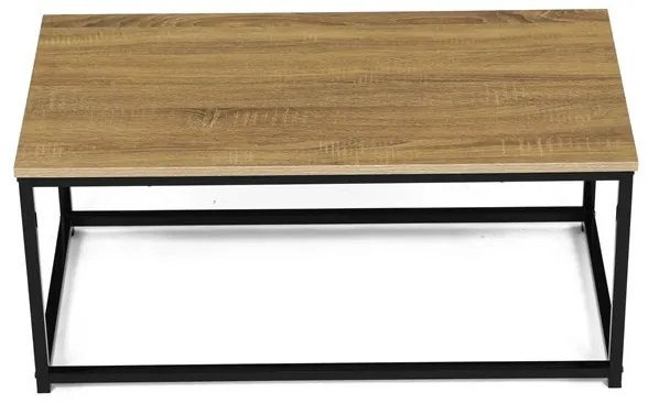 Dohányzóasztal 90 × 48 × 41 cm, MDF, tölgy CT-G1090 OAK