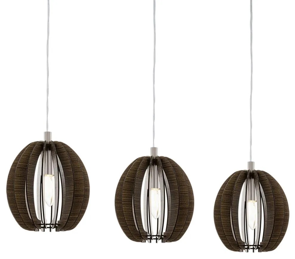 Eglo 94641 - Csillár COSSANO 3xE14/60W/230V