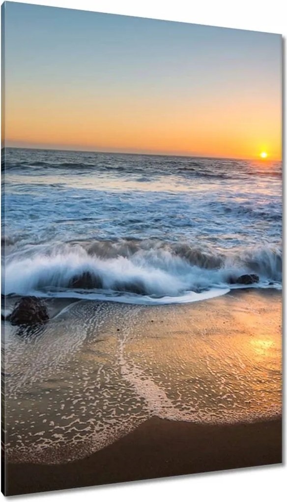 Vászonkép 80x120 Naplemente Tengerpart