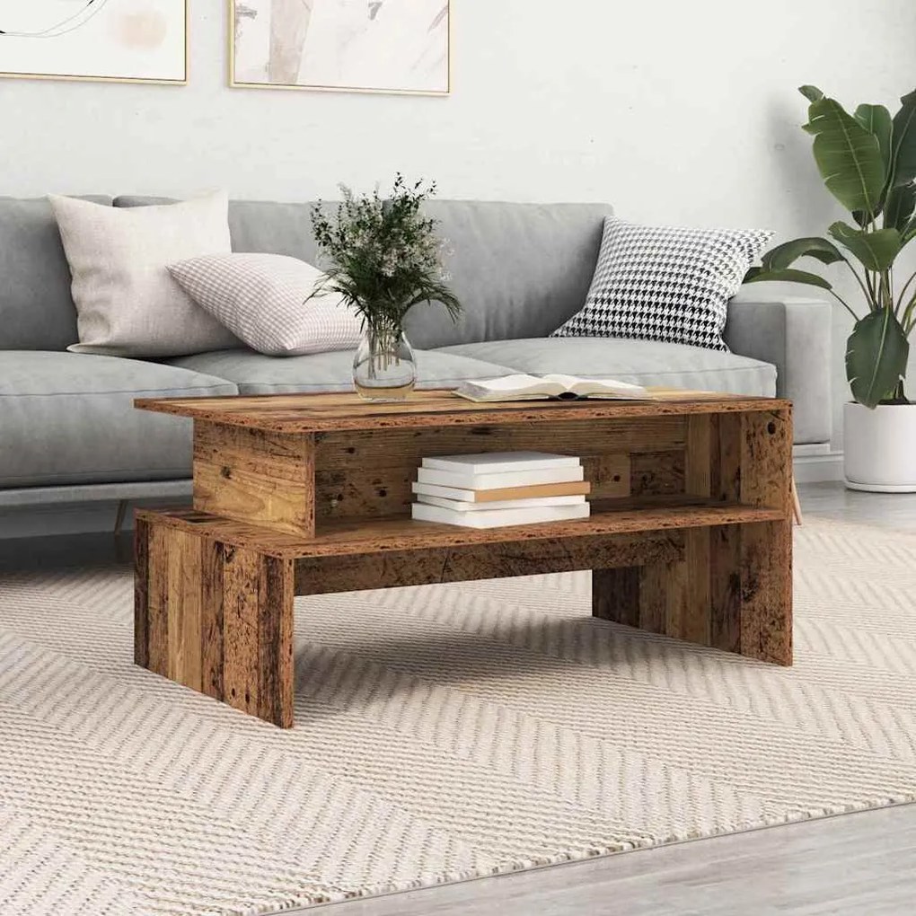 Dohányzóasztal Öreg fa 90 x 55 x 42.5 cm Faanyag