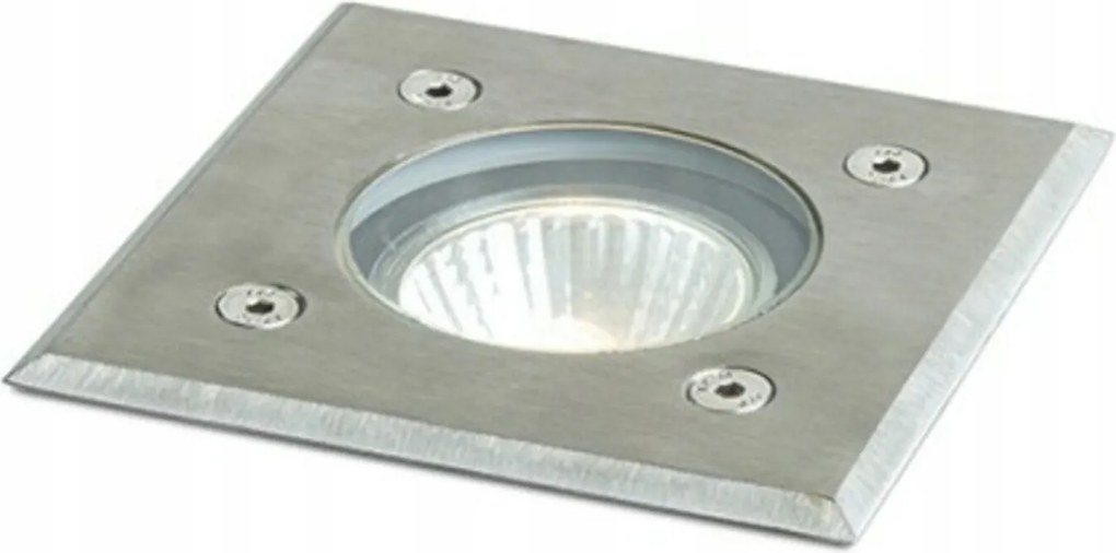 Süllyesztett Led lámpatest Rendl Orbu Sq 10, rozsdamentes acél, GU10, IP67, 230V, 15W