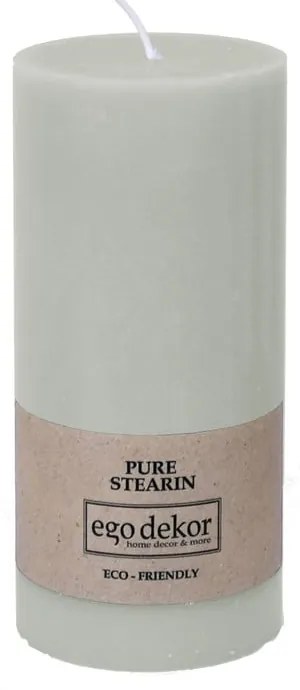 Friendly türkizkék gyertya, égési idő 50 óra - Rustic candles by Ego dekor