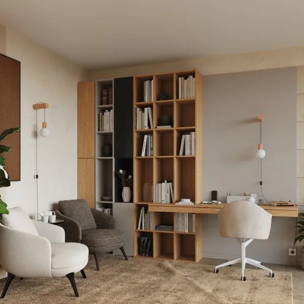 Sollux SL.1645 - Fali lámpa NIBMI 1xG9/8W/230V bükkfa