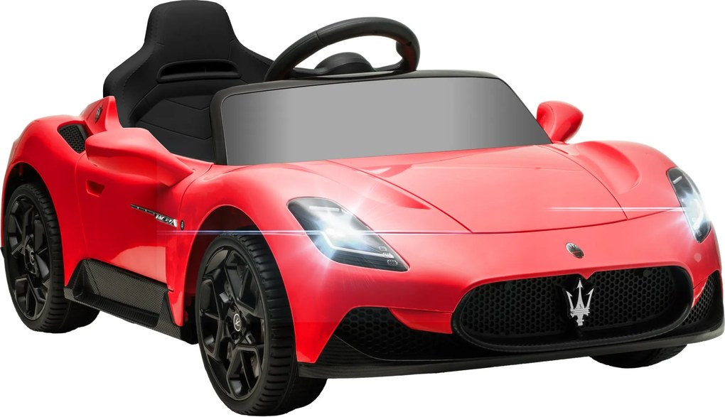 AIYAPLAY Licencelt Maserati MC20 Elektromos Gyermekautó 12V 2.4G Távvezérléssel, Lágy Indítással, LED Fényekkel, Zenével, Kéklengővel, Rugós Felfügges