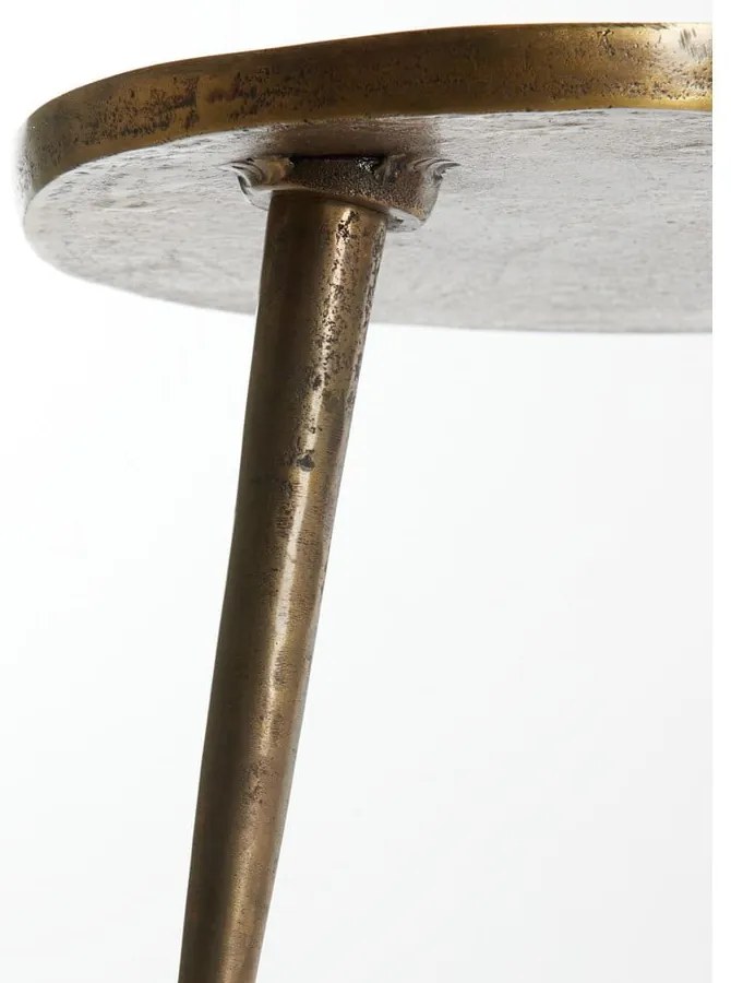 Fém tárolóasztal 49x67 cm Lienz – Light &amp; Living