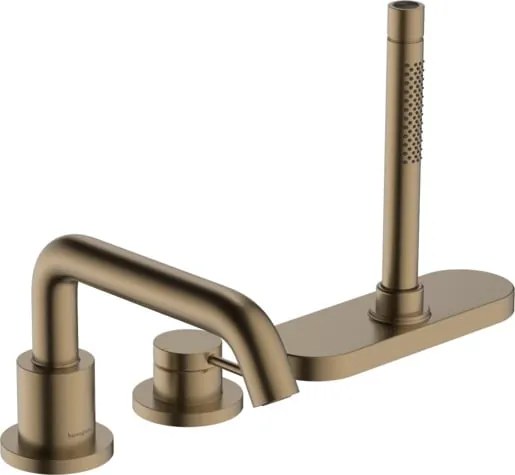 Hansgrohe Tecturis S kád csaptelep vakolat alatti rész nélkül csiszolt bronz 73447140
