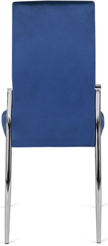 Sötétkék Bársony Étkezőszék. MOLLY