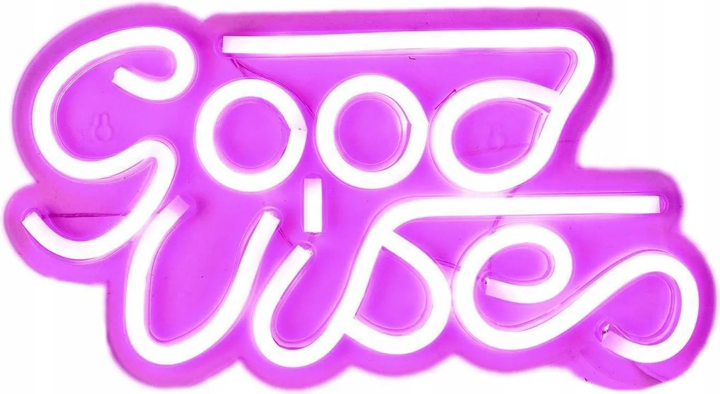 Neon Lámpa Good Vibes Led modern rózsaszín