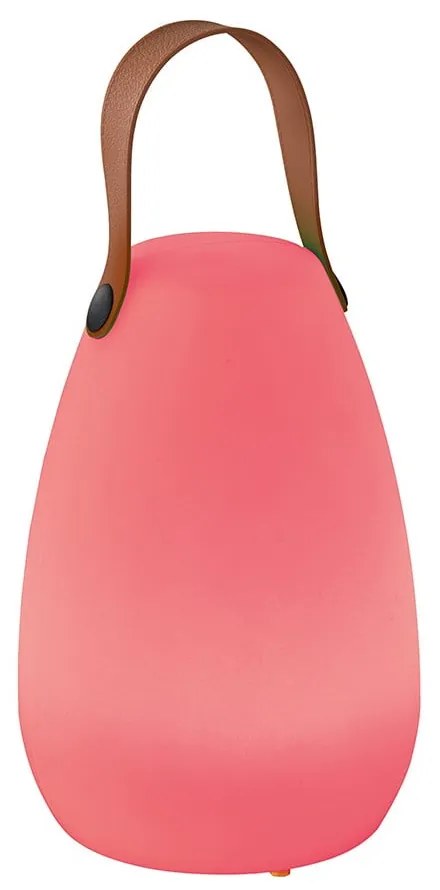 Fehér-barna LED asztali lámpa (magasság 20 cm) Ruby – Fischer & Honsel