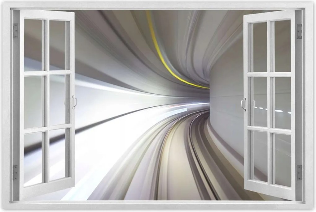 Poszterek 120x80 Alagút 3D Mélység