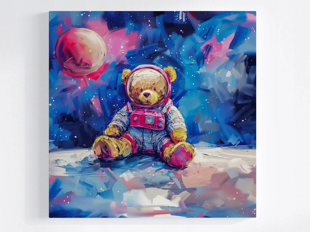 Vászonkép Canvas Mackó Játék Űrhajós 40x40