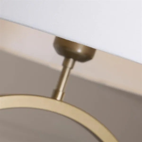 Searchlight EU93102WH - Asztali lámpa ELEGANT 1xE27/60W/230V fehér