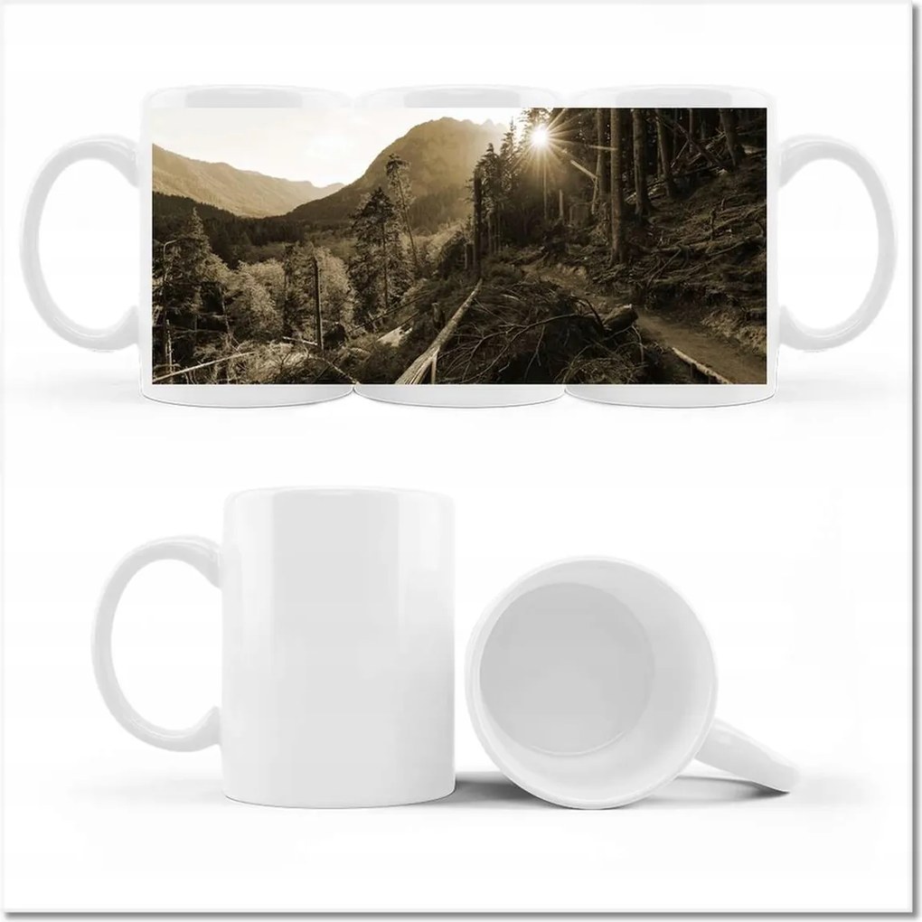 Fényképes bögre Szépia tájkép Szépia