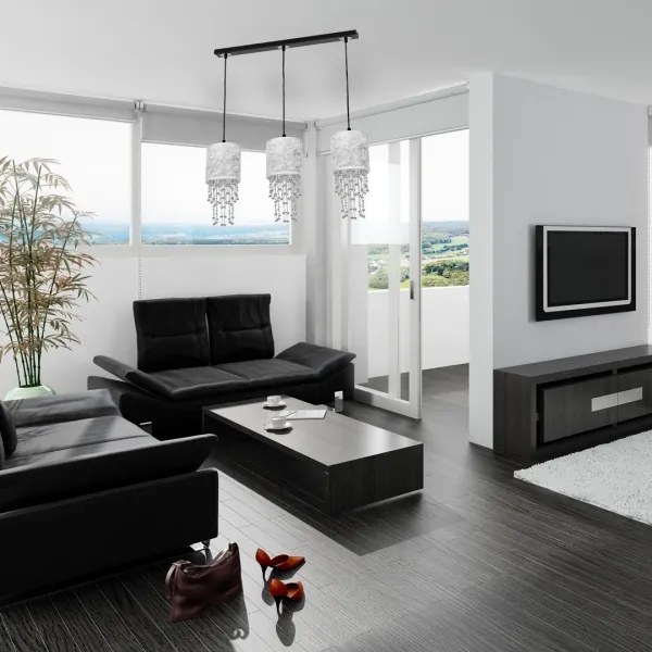 Csillár zsinóron ALMERIA 3xE27/60W/230V