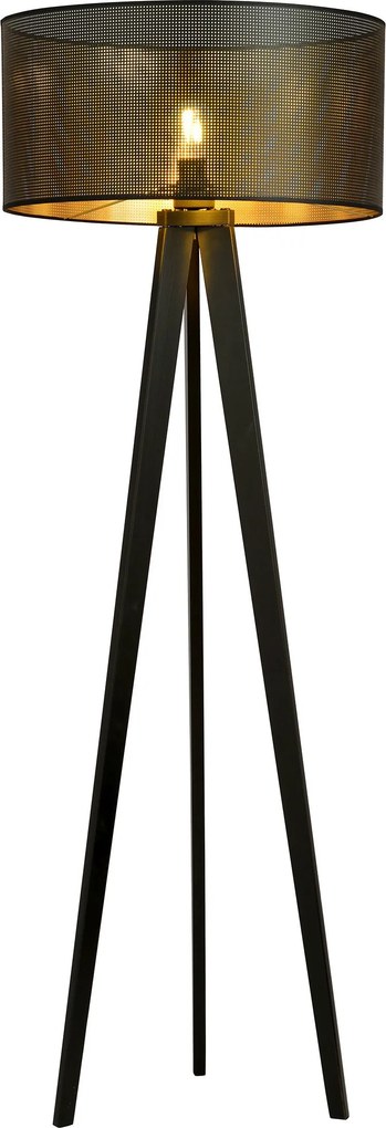Emibig modern skandináv állólámpa aston fekete arany emi1148/lp1